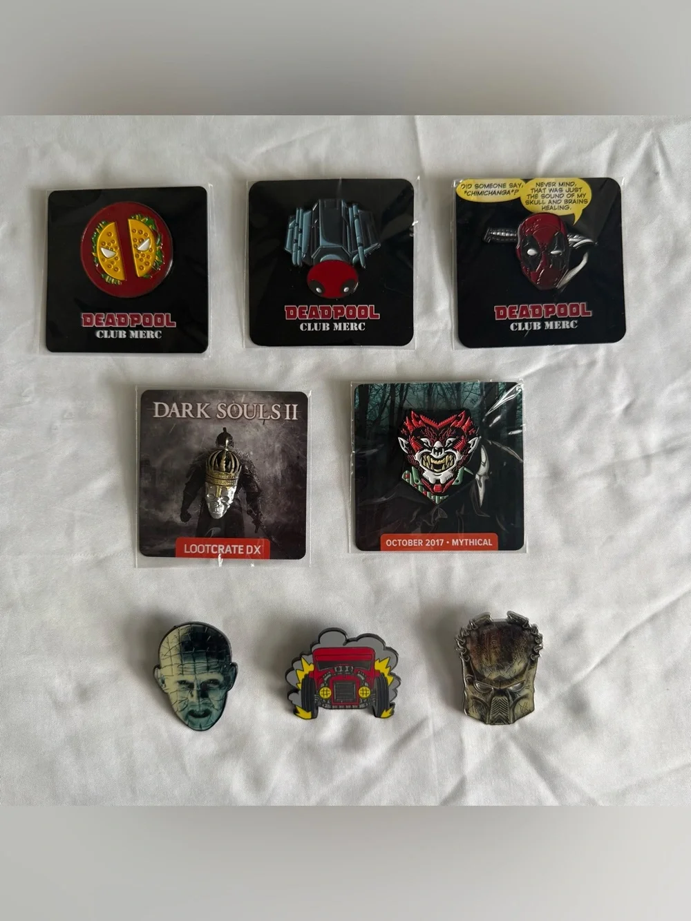 Geek & Gaming Collectible Enamel Pin Bundle (8 Pieces)